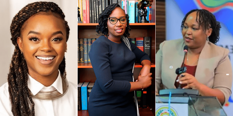 A Collage of Edith Kimani, Faith Odhiambo and Veronica Nduva. Photo Kimani Odhiambo EAC