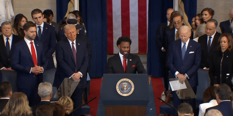 Pastor Lorenzo Sewell, who went viral after his closing prayer at the inauguration President Donald Trump