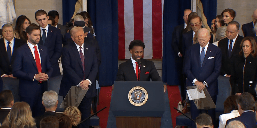 Pastor Lorenzo Sewell, who went viral after his closing prayer at the inauguration President Donald Trump