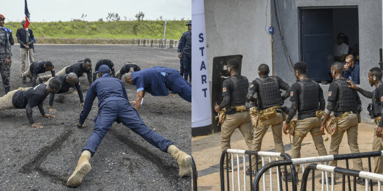 The Directorate of Criminal Investigation (DCI) Emergency Response Team at the EAPCCO SWAT Challenge. Photo/DCI