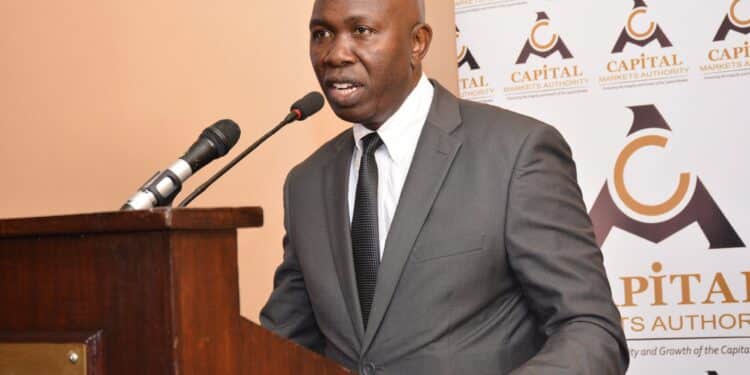 CMA Chief Executive Officer Wyckliffe Shamiah speaking during a past event. PHOTO/CMA