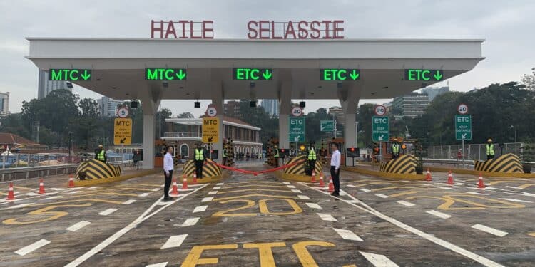 Nairobi Expressway Exit. /CGTN KENHA