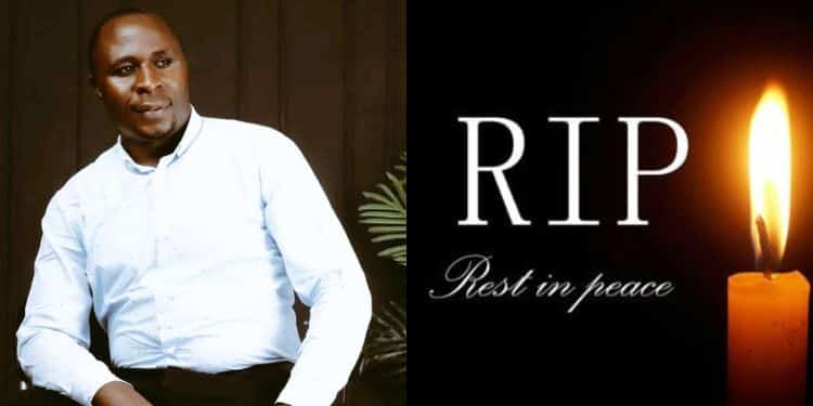 A collage of Molo activist Richard Otieno (Left) and the RIP graphics (Right).
