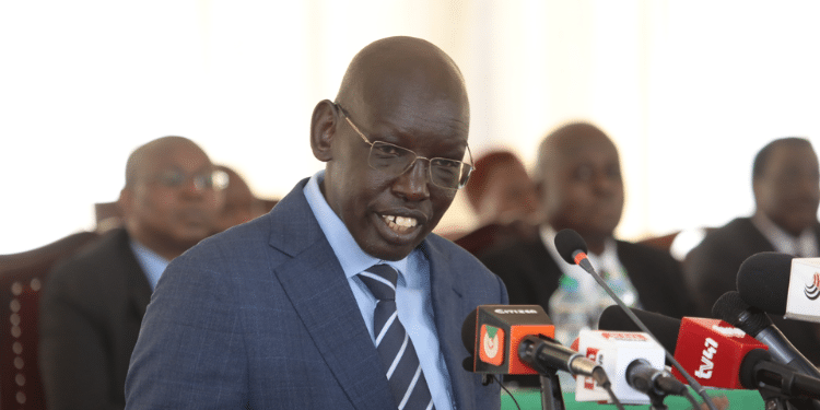 Education PS Belio Kipsang. Photo/Belio Kipsang X