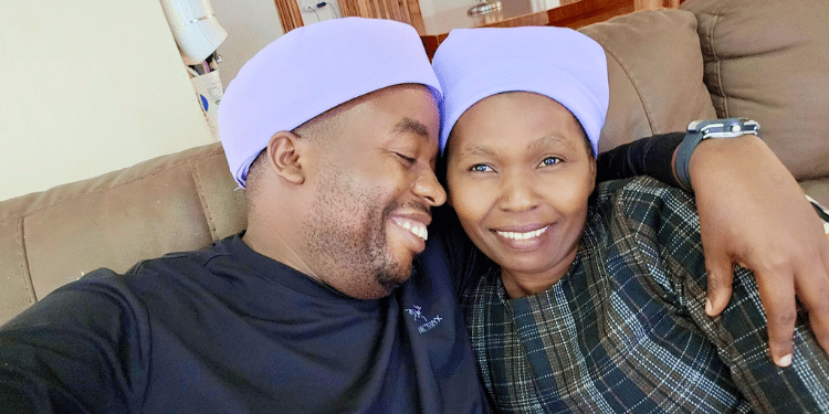 Kikuyu Musician Karangu Muraya with first wife Triza Karangu Photo/Karangu FB