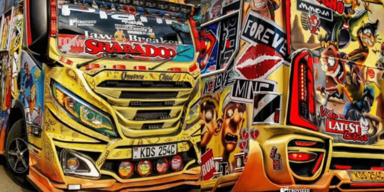 PSV 'Jaw Breaker' that plies the Umoja CBD Route. Photo/Screengrab