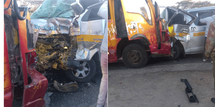 Scenes of the accident. Photo/ Sikika Road Safety