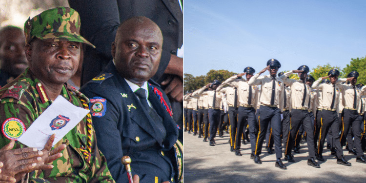Otunge Attends Passing Out Parade of 739 Officers in Haiti