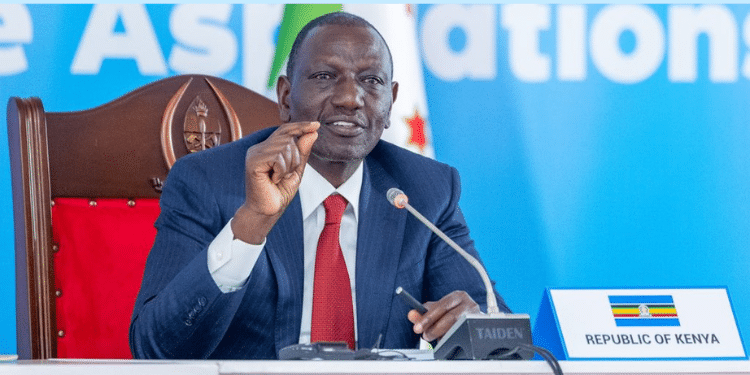 President WillIam Ruto at EAC meeting. PHOTO/EAC. CBK. DRC. Global Fund