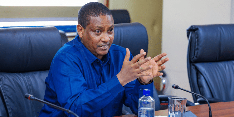 NEMA Director General, Mamo B. Mamo speaks at a past meeting. Photo/ NEMA