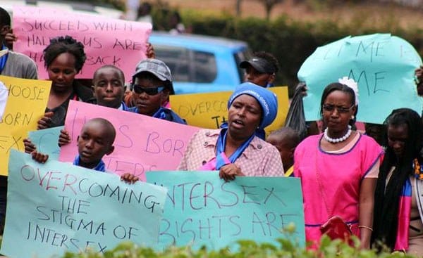 Protesters march to celebrate International Awareness Day of Intersex Persons /FILE