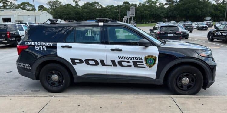 Houston Police Car. Photo/ Houston Ploice Officers' union