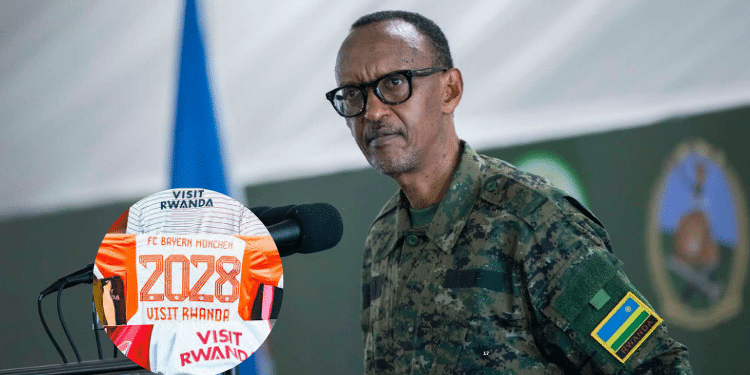 Kagame Responds to DRC Call for Arsenal, PSG & Bayern to Cut Visit Rwanda Deals