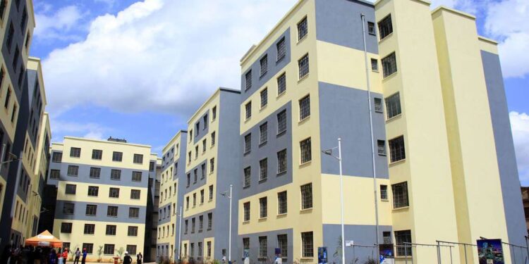 Affordable housing project on Park Road, Nairobi. Photo/ Jeff Angote