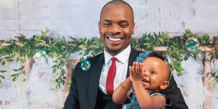 Kennedy Rapudo and his daughter Africana Rapudo. Photo/Rapudo IG