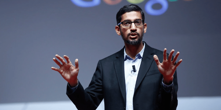 Google Announces Opportunities For Kenyan University Students; How To Apply Google Ceo Sundar Pichai. Photo/ Sundar X