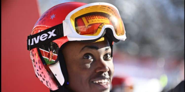 Olympian Kenyan-born Sabrina Simader.