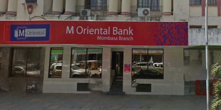 M-Oriental Bank branch in Mombasa. Photo/Victor Matara