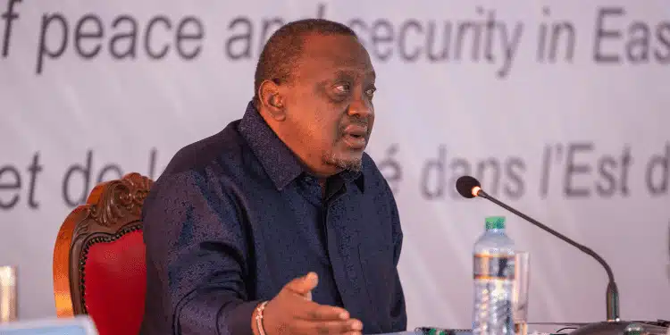 Former President Uhuru Kenyatta. PHOTO/Office of the Fourth President