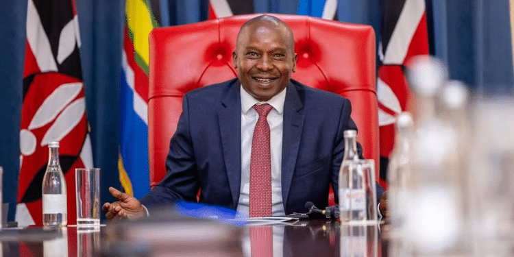 DP Kithure Kindiki during review and status update meeting with Cabinet Secretaries and President's Council of Economic Advisors on January 24, 2025. PHOTO/DPCS. Uwezo Fund