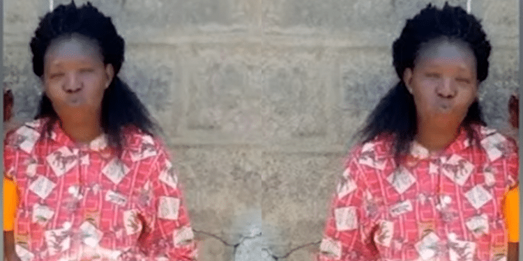Mercy Wanja was killed by teargas in Nakuru. PHOTO/ Screengrab Citizen TV. Nakuru
