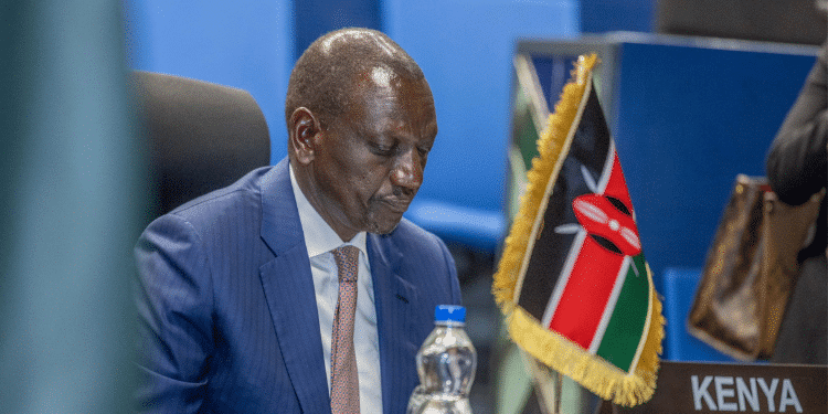 President William Ruto attending the African Union's Peace and Security Council Mini-Summit on the Eastern DRC at the AU Headquarters in Addis Ababa, Ethiopia. PHOTO/PCS. Sudan
