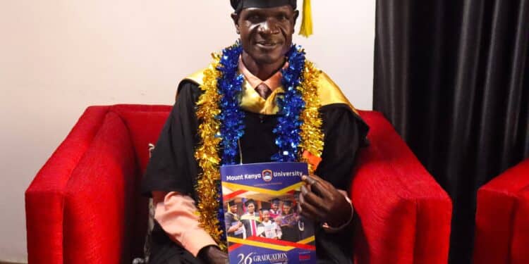 David Barasa during the interview/ PHOTO/The Kenya Times