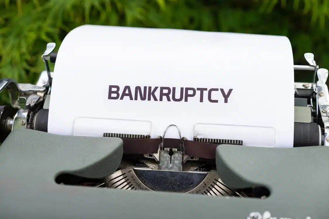 An illustration of Bankruptcy. Photo/ Pexels