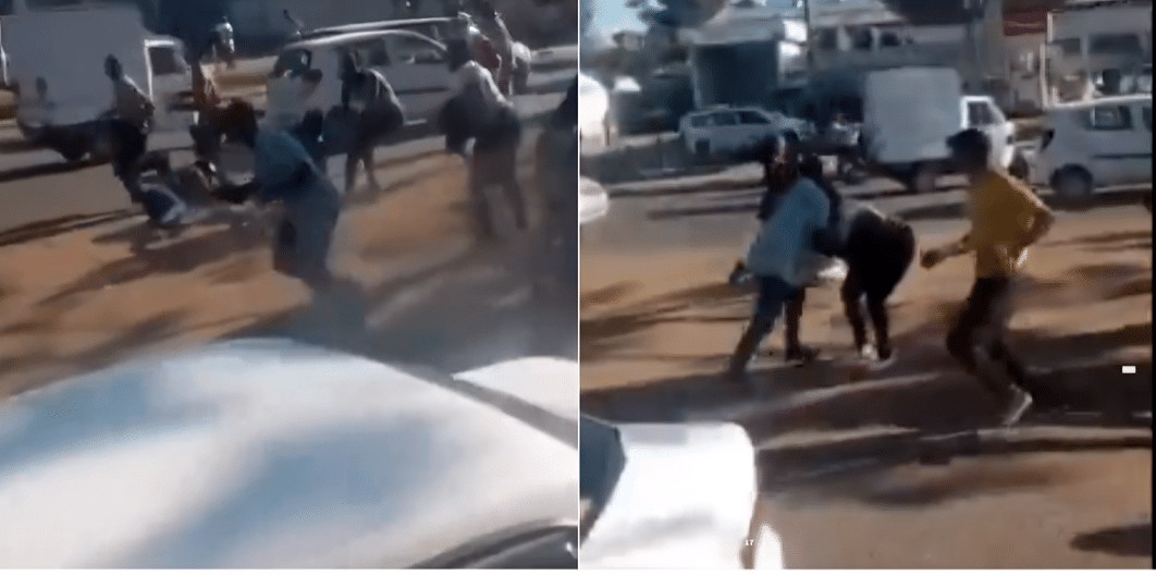 Goons snatching phones and handbags along the Makongeni, Jogoo Road,