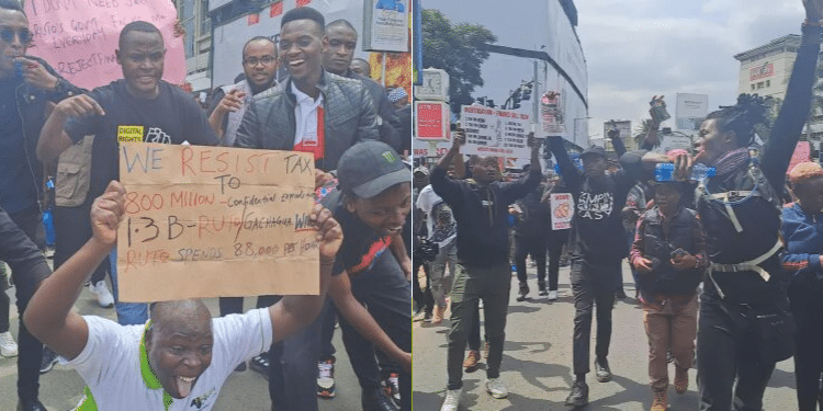 Zen Z-led anti-Finance Bill protests in Kenya. PHOTO/TKT