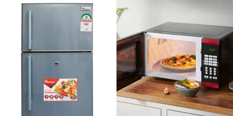 Fridge and Microwave