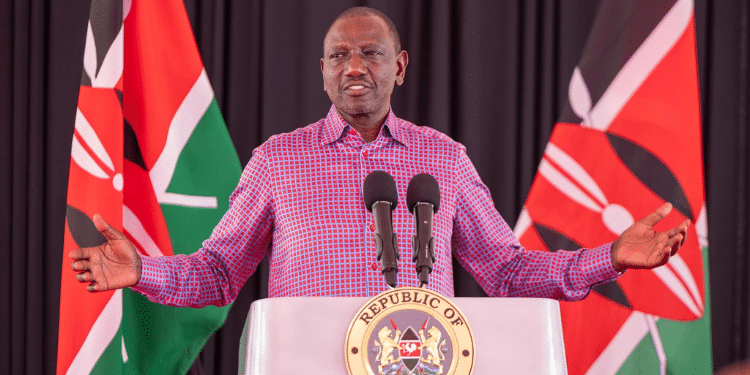 President William Ruto speaking at State House Mombasa on February 24, 2025. PHOTO/PCS. Unga