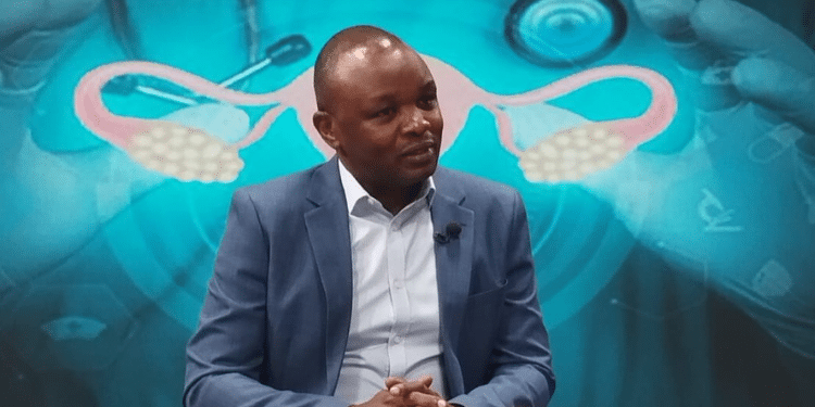 Dr. Barcley Onyambu during a past TV interview. PHOTO/ Nairobi Hospital.
