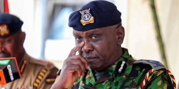 IG of Police Douglas Kanja. PHOTO/NPS in Haiti. Narok