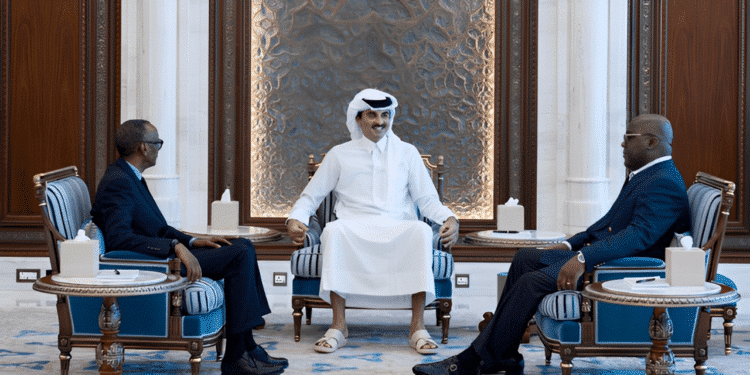 Kagame and Tshisekedi Meet at Doha to Discuss DRC Conflict