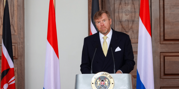King Willem Alexander at the State House PHOTO/ PCS