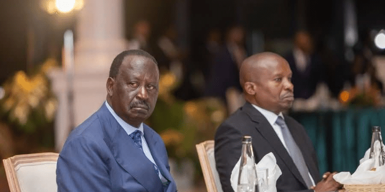 Raila, Kindiki Tension at State House