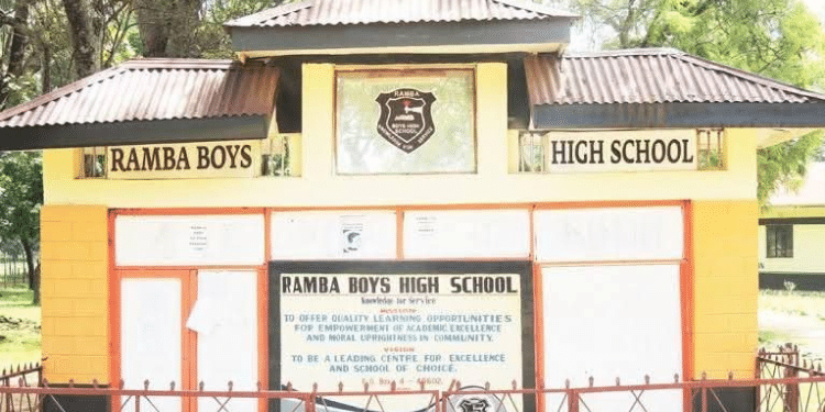 Ramba Boys High School students during an Aids awareness