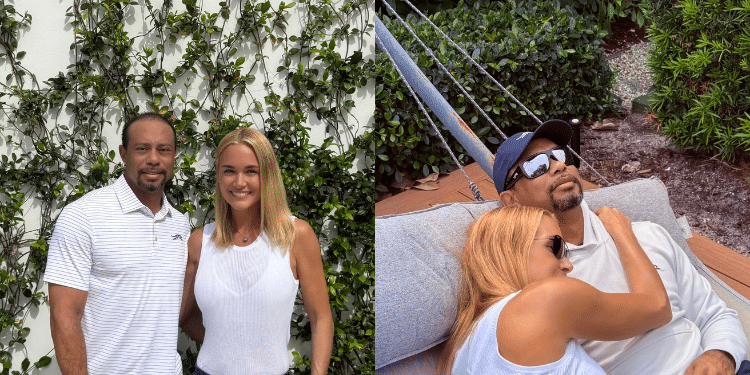 A photo of Tiger Woods and Vanessa Trump on her Instagram stories. PHOTO/ Vanessa Trump Instagram.