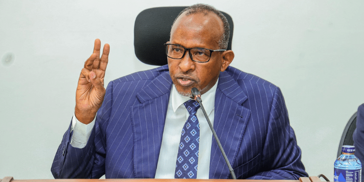 Health CS Aden Duale appeared before a Senate Standing Committee on March 20, 2025. PHOTO