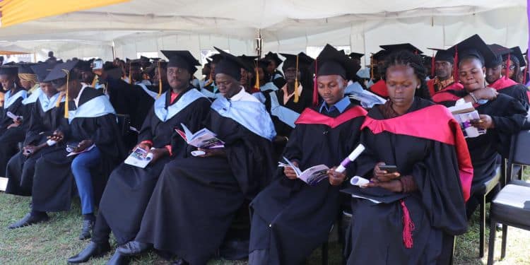 Alupe University first graduation in 2023.
