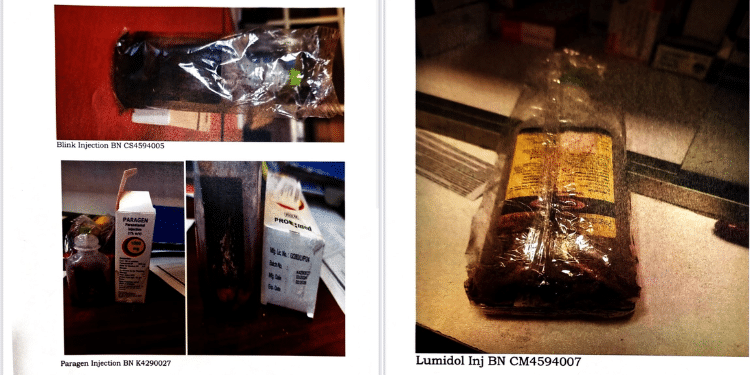 pHOTO OF RECALLED Paracetamol 1000mg/100ml Injection