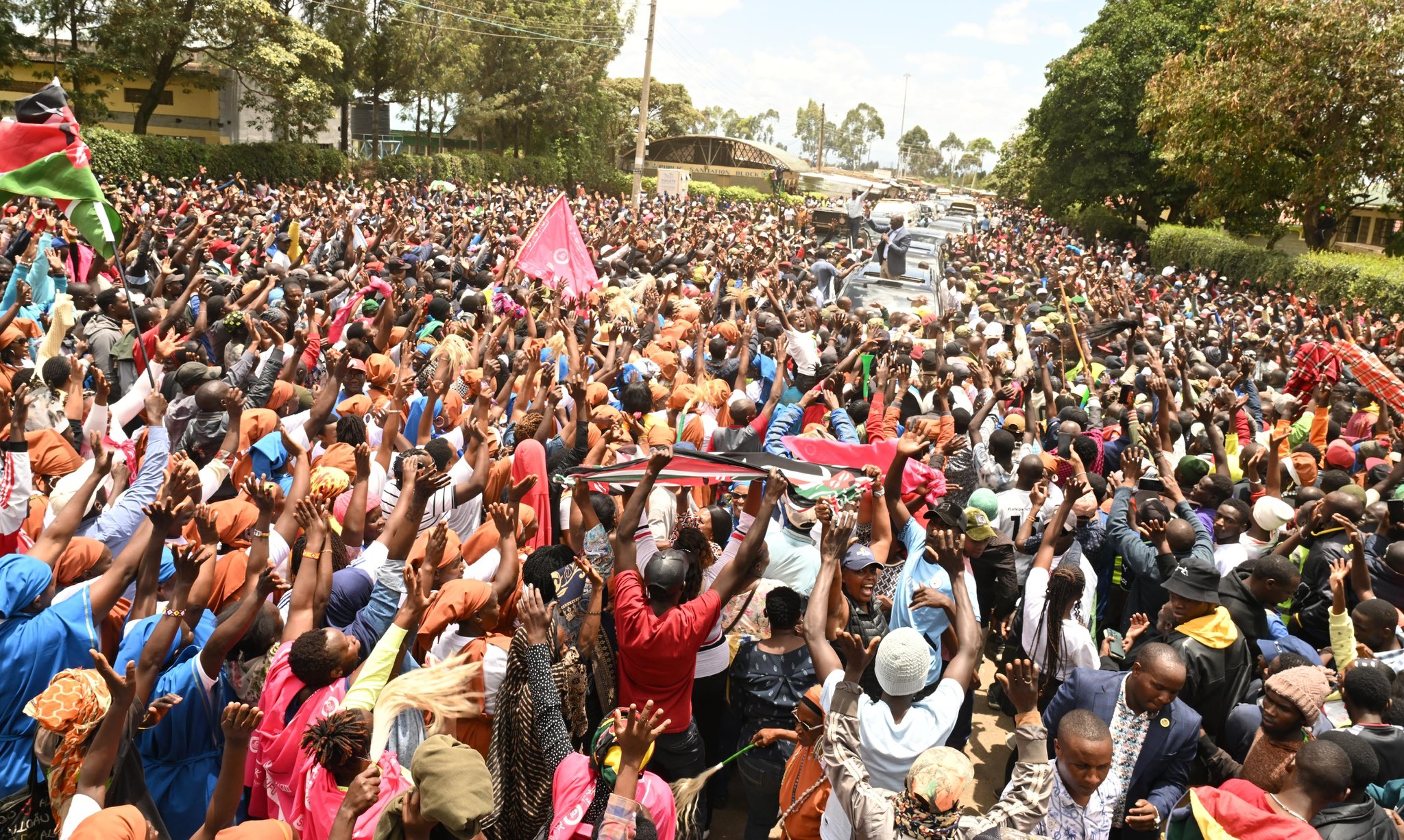 President William Ruto in Laikipia in Mt Kenya Reqion. Photo/ PCS