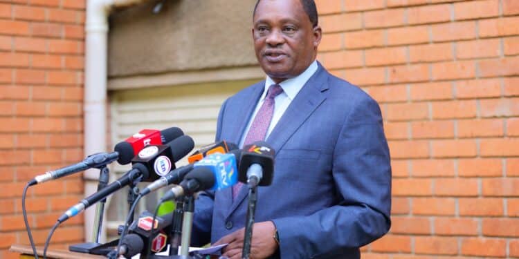 Former Public Service CS Justin Muturi in a past event. PHOTO/ Muturi X.