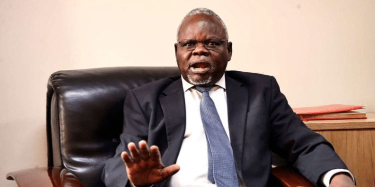 Former Technical University of Kenya VC Francis Aduol. Photo/ NMG