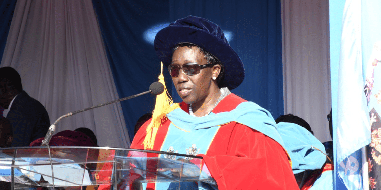 niversity of Nairobi’s Ag. VC Prof Margaret Hutchinson during the 71st graduation ceremony on September 20, 2024. PHOTO/UoN.