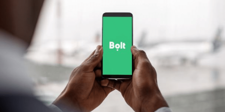 A customer using Bolt App. PHOTO/Bolt Kenya.