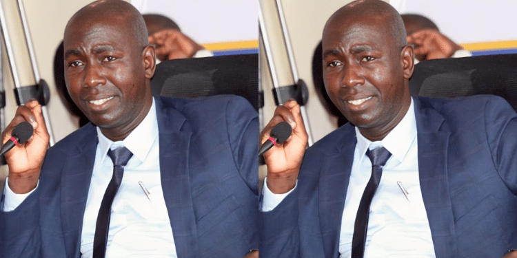 Jackson Ndere appearing before IEBC panel PHOTO/IEBC