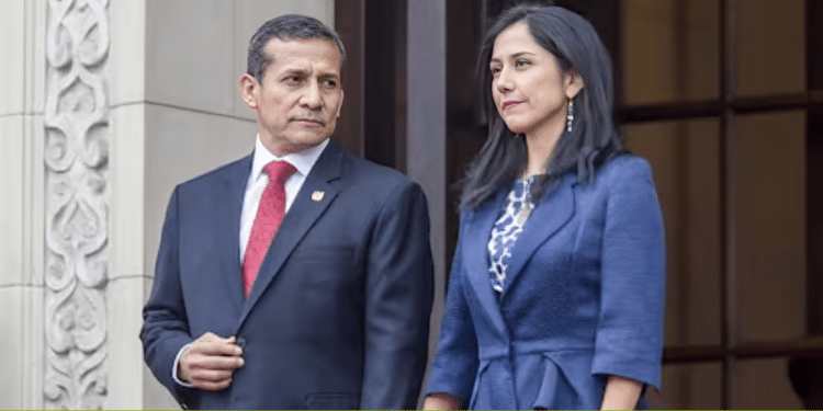 former President Ollanta Humala and his wife, Nadine Heredia PHOTO/El Pais