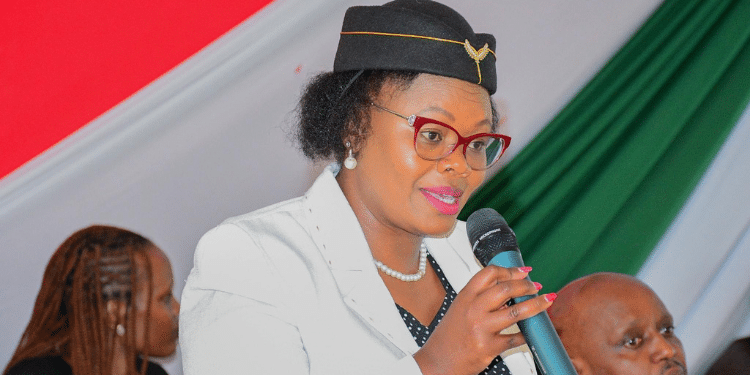 Githunguri MP Gathoni Wamuchomba in a past event. PHOTO/Wamuchomba X.
